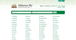 Desktop Screenshot of alquran.my